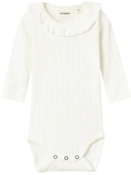 Rachel nis långärmad slim body - COCONUT MILK - 62